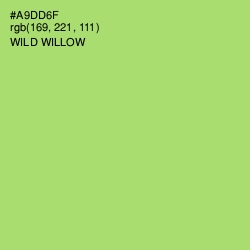 #A9DD6F - Wild Willow Color Image