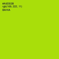 #A9DE0B - Bahia Color Image