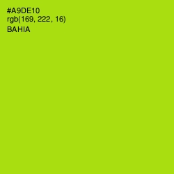#A9DE10 - Bahia Color Image
