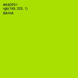 #A9DF01 - Bahia Color Image