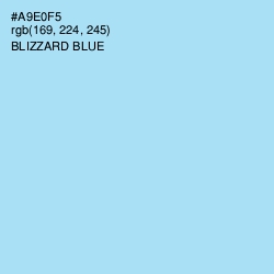 #A9E0F5 - Blizzard Blue Color Image