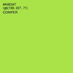 #A9E347 - Conifer Color Image