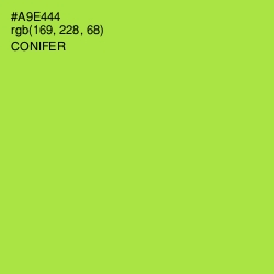 #A9E444 - Conifer Color Image