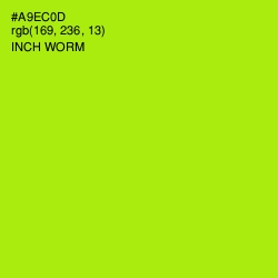 #A9EC0D - Inch Worm Color Image