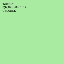 #A9ECA1 - Celadon Color Image