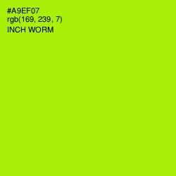 #A9EF07 - Inch Worm Color Image