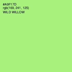 #A9F17D - Wild Willow Color Image