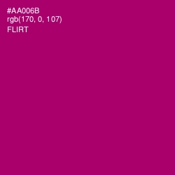 #AA006B - Flirt Color Image