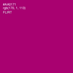 #AA0171 - Flirt Color Image