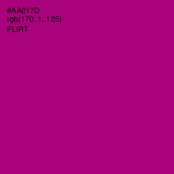 #AA017D - Flirt Color Image