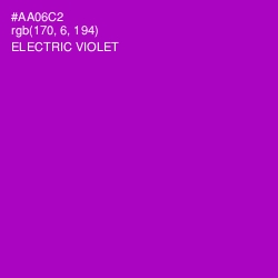 #AA06C2 - Electric Violet Color Image