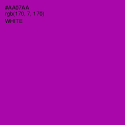 #AA07AA - Violet Eggplant Color Image