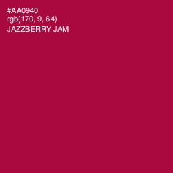 #AA0940 - Jazzberry Jam Color Image