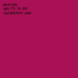 #AA1055 - Jazzberry Jam Color Image