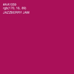 #AA1059 - Jazzberry Jam Color Image
