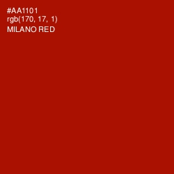 #AA1101 - Milano Red Color Image