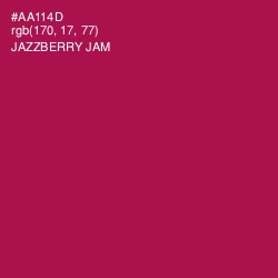 #AA114D - Jazzberry Jam Color Image