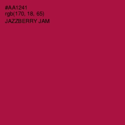 #AA1241 - Jazzberry Jam Color Image