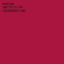 #AA1540 - Jazzberry Jam Color Image