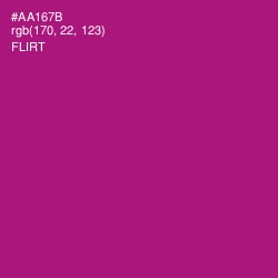 #AA167B - Flirt Color Image