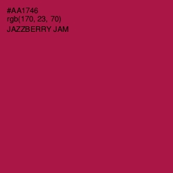 #AA1746 - Jazzberry Jam Color Image