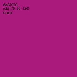 #AA197C - Flirt Color Image