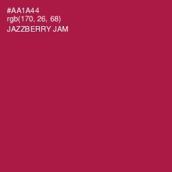 #AA1A44 - Jazzberry Jam Color Image