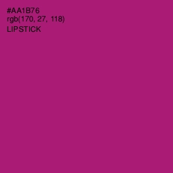 #AA1B76 - Lipstick Color Image