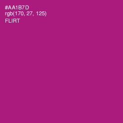 #AA1B7D - Flirt Color Image