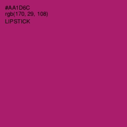 #AA1D6C - Lipstick Color Image