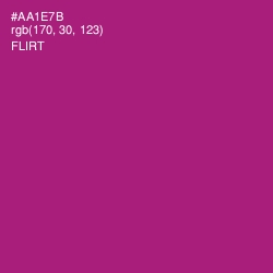 #AA1E7B - Flirt Color Image