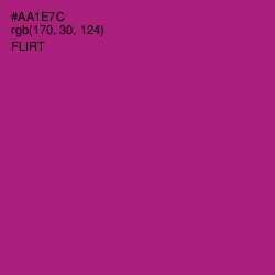 #AA1E7C - Flirt Color Image