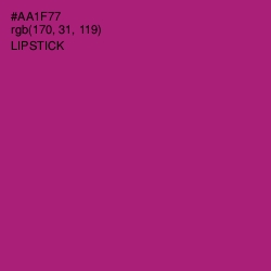 #AA1F77 - Lipstick Color Image