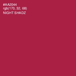 #AA2044 - Night Shadz Color Image