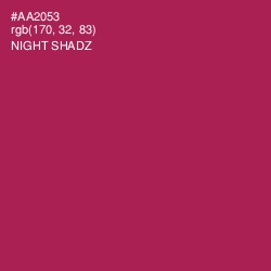 #AA2053 - Night Shadz Color Image