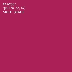 #AA2057 - Night Shadz Color Image