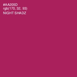 #AA205D - Night Shadz Color Image