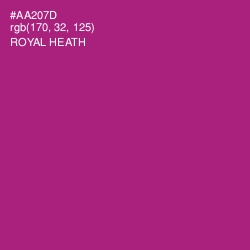 #AA207D - Royal Heath Color Image