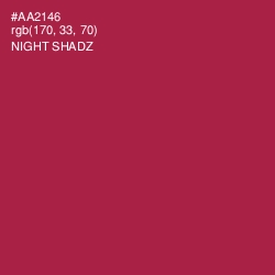 #AA2146 - Night Shadz Color Image