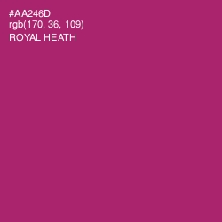 #AA246D - Royal Heath Color Image