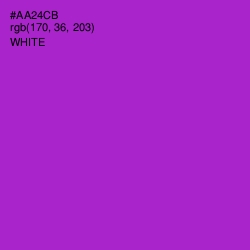 #AA24CB - Electric Violet Color Image