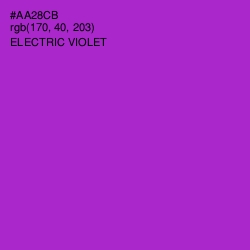 #AA28CB - Electric Violet Color Image