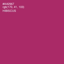 #AA2967 - Hibiscus Color Image