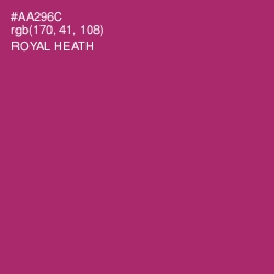 #AA296C - Royal Heath Color Image