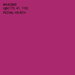 #AA296E - Royal Heath Color Image