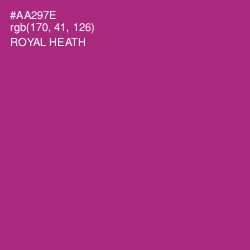 #AA297E - Royal Heath Color Image