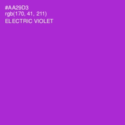 #AA29D3 - Electric Violet Color Image