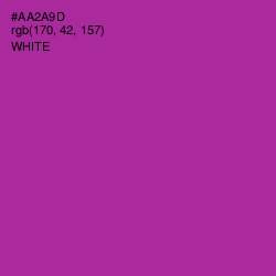 #AA2A9D - Medium Red Violet Color Image