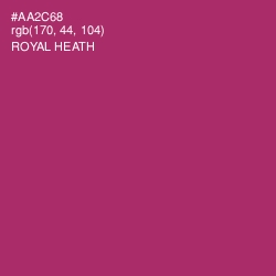 #AA2C68 - Royal Heath Color Image