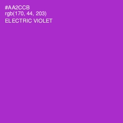 #AA2CCB - Electric Violet Color Image